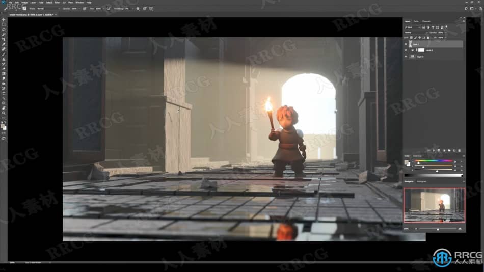 Blender插画场景制作工作流程视频教程 3D 第13张
