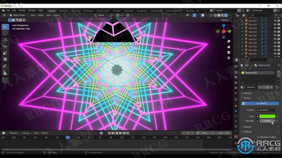 【中文字幕】Blender无缝循环星环隧道动画实例制作视频教程 3D 第5张