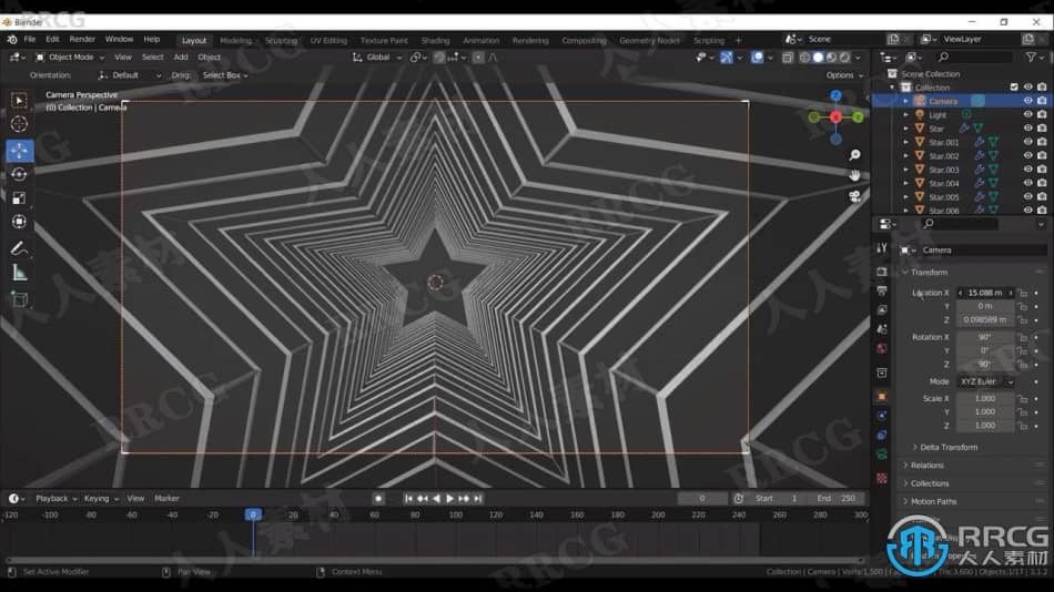 【中文字幕】Blender无缝循环星环隧道动画实例制作视频教程 3D 第3张