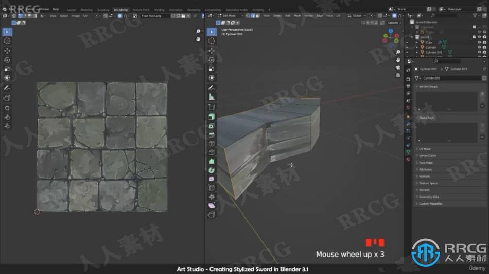 Blender 3.1建模与渲染技术全面训练视频教程 3D 第9张