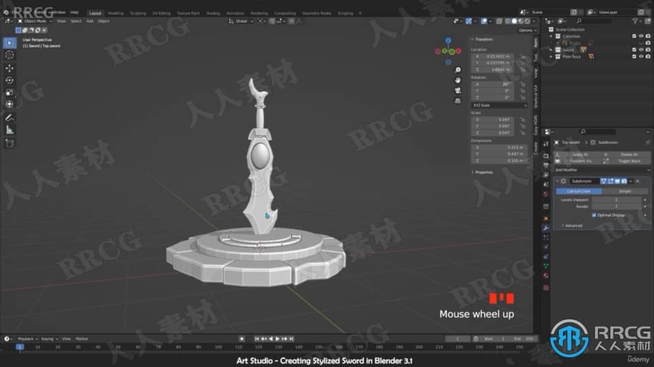 Blender 3.1建模与渲染技术全面训练视频教程 3D 第8张