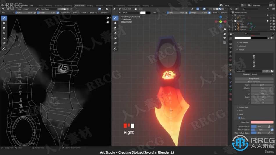 Blender 3.1建模与渲染技术全面训练视频教程 3D 第12张