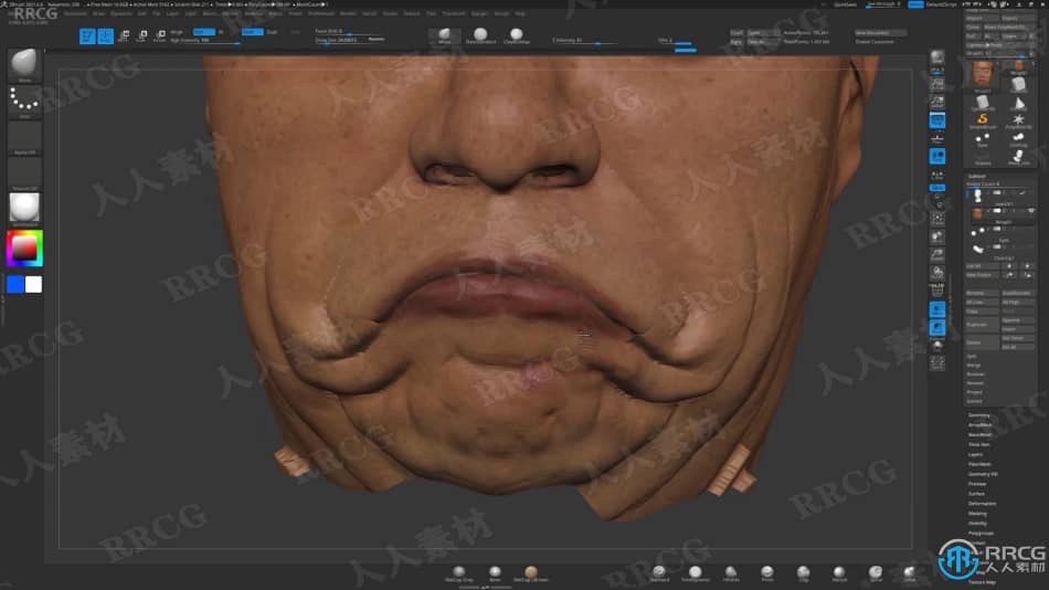 [Maya] 超逼真CG人物肖像完整制作工作流程视频教程 maya 第15张
