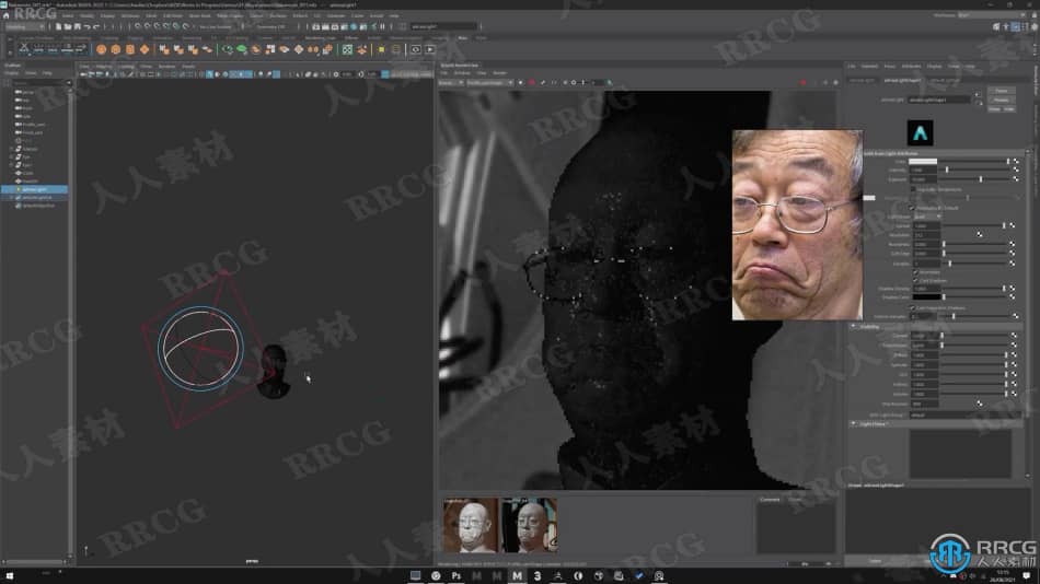 [Maya] 超逼真CG人物肖像完整制作工作流程视频教程 maya 第9张