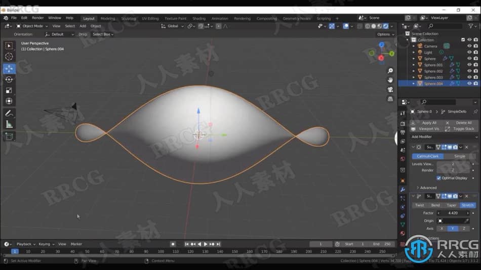 【中文字幕】Blender抽象几何图形概念设计雕塑视频教程 3D 第4张