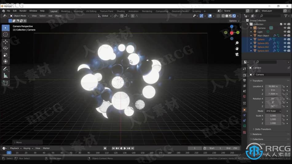 【中文字幕】Blender抽象几何图形概念设计雕塑视频教程 3D 第5张