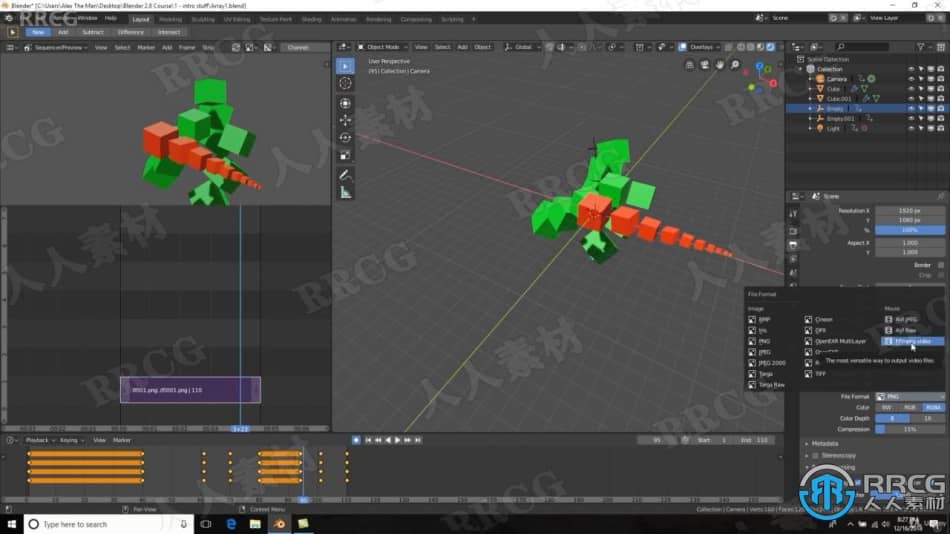 【中文字幕】Blender 3D动画从入门到精通视频教程 3D 第3张