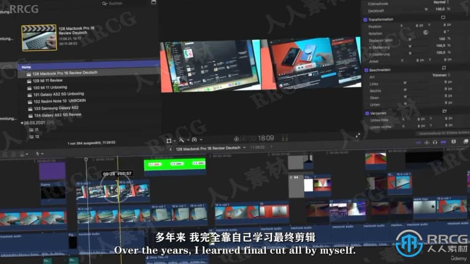 【中文字幕】一小时学完Final Cut Pro X视频剪辑技术视频教程 CG 第5张