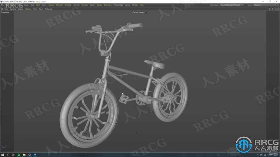 Cinema 4D与VRay 5自行车建模和渲染技术训练视频课程 C4D 第15张