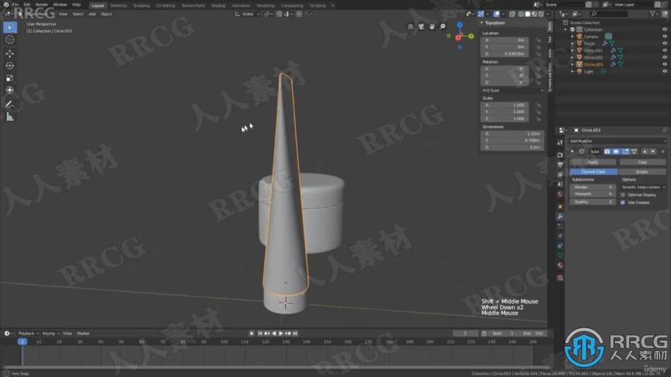 【中文字幕】Blender 3D产品工业设计建模技术视频课程 3D 第5张