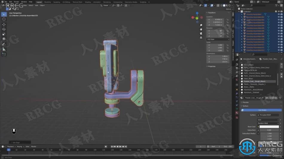 【中文字幕】Blender 3D产品工业设计建模技术视频课程 3D 第7张