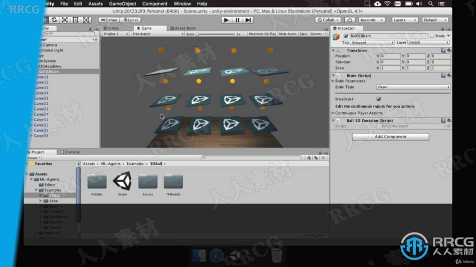 Unity和Blender运用AI技术游戏开发训练视频教程 CG 第2张