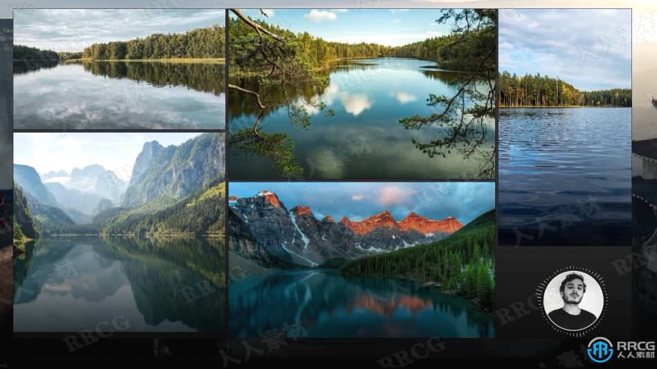 Blender逼真森林山脉景观实例制作视频教程 3D 第9张