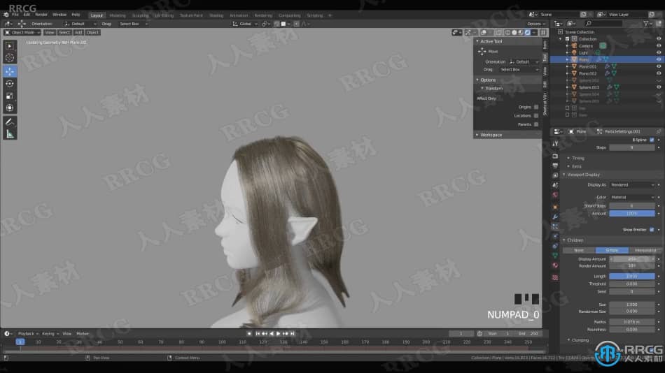 Blender女骑士游戏角色完整制作工作流程视频教程 3D 第3张