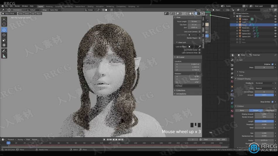 Blender女骑士游戏角色完整制作工作流程视频教程 3D 第4张