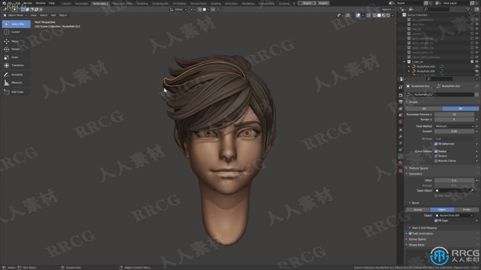 Blender猎空游戏角色实例制作工作流程视频课程 3D 第3张