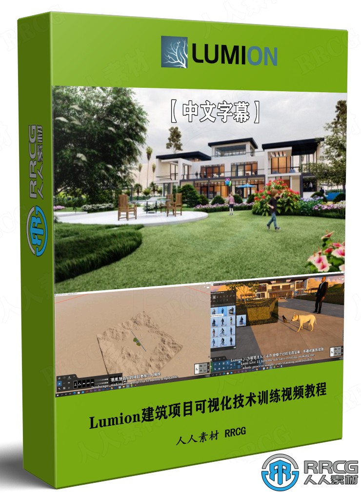 【中文字幕】Lumion 3D建筑项目可视化核心技术训练视频教程 3D 第1张