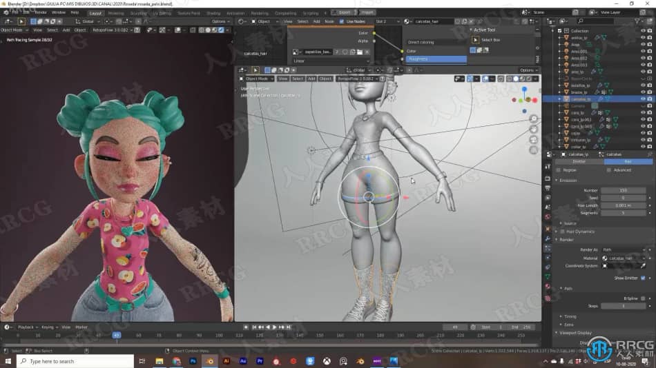 【中文字幕】Blender与Substance Painter完整3D动画角色创作视频教程 3D 第10张