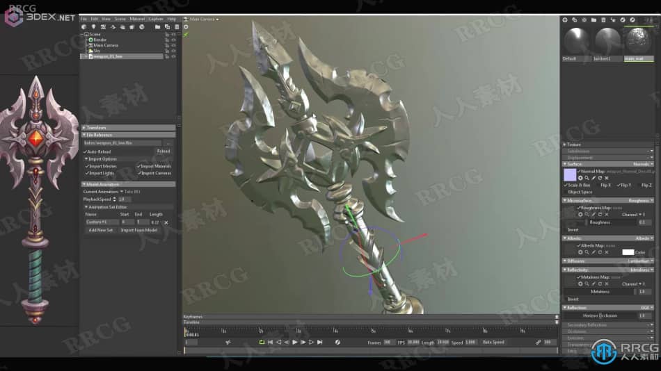 Maya与Zbrush战斧游戏模型完整制作视频教程 maya 第16张