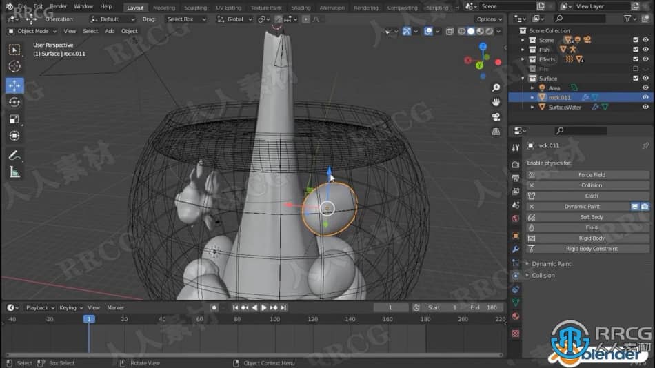 【中文字幕】Blender逼真鱼缸完整实例制作视频教程 3D 第10张