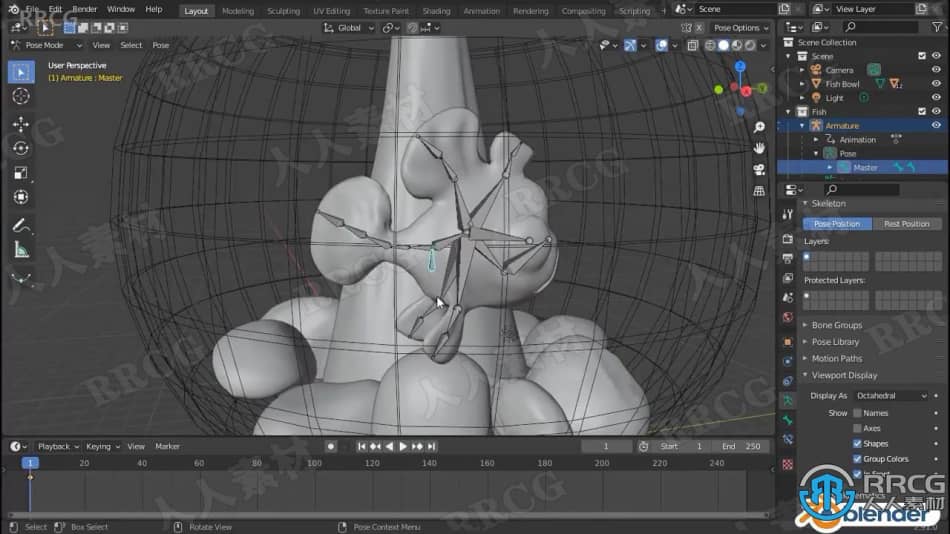 【中文字幕】Blender逼真鱼缸完整实例制作视频教程 3D 第7张