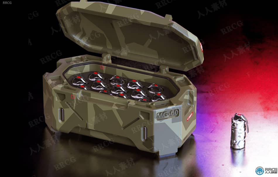 Fusion 360手榴弹游戏模型实例制作视频教程 CG 第2张