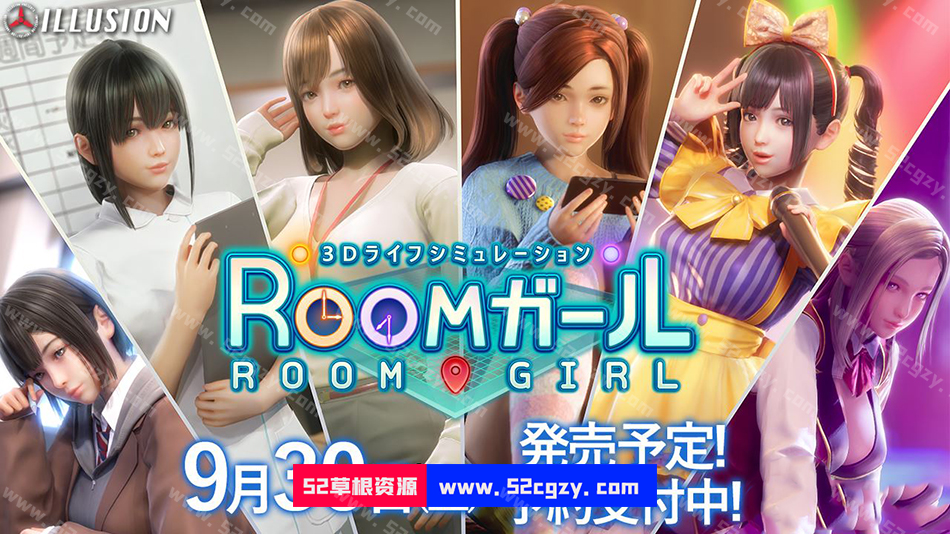 【3D大作/I社/汉化】职场少女Room Girl免安装体验汉化整合版+50人物卡【新作/2.2G】 同人资源 第1张
