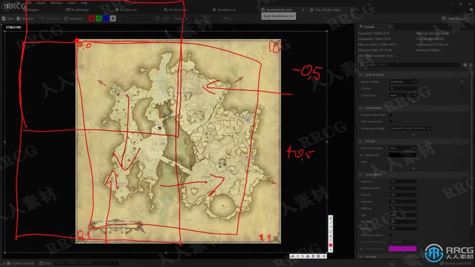 【中文字幕】UE5类最终幻想游戏迷你地图制作流程视频教程 CG 第9张