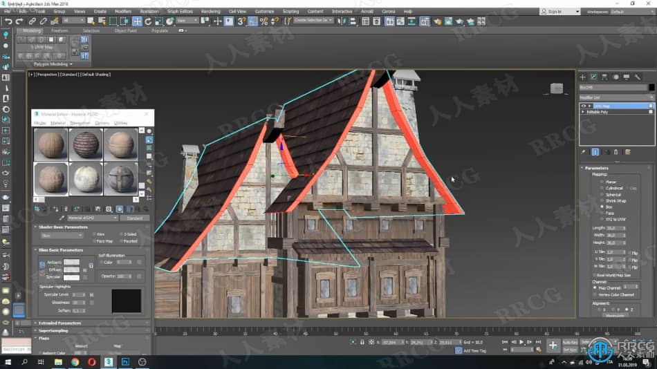 中世纪小镇3D环境概念艺术插画制作视频教程 3D 第15张