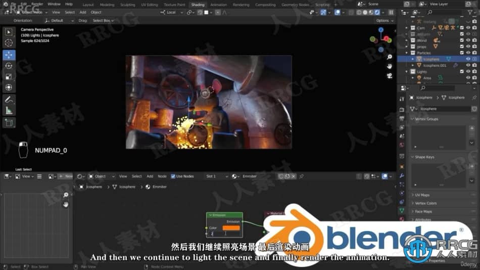 【中文字幕】Blender完整3D动画项目制作大师级工作流程视频教程 3D 第12张