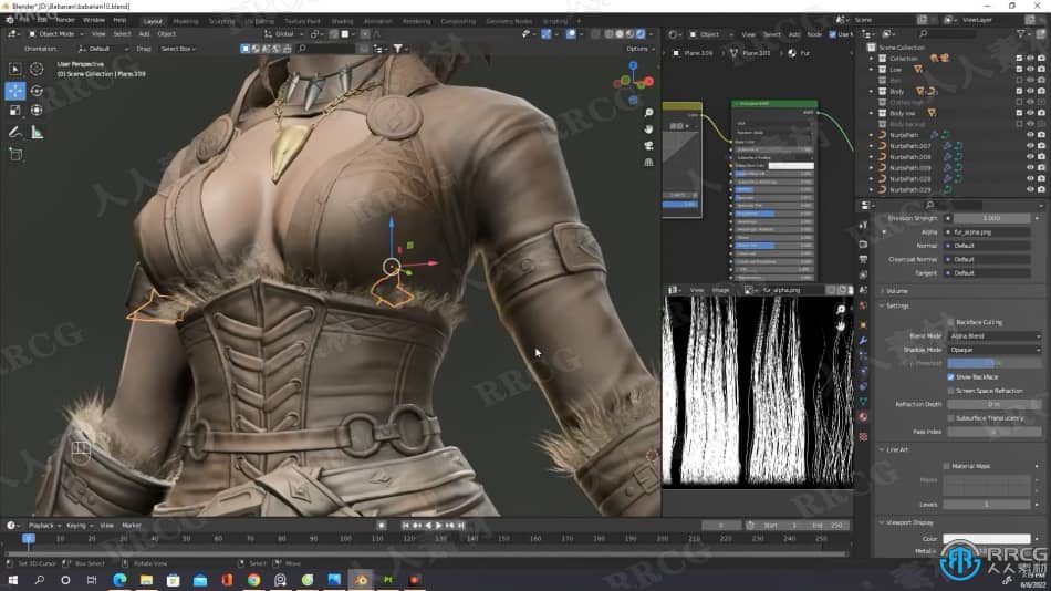 Blender游戏角色雕刻制作完整工作流程视频教程 3D 第18张