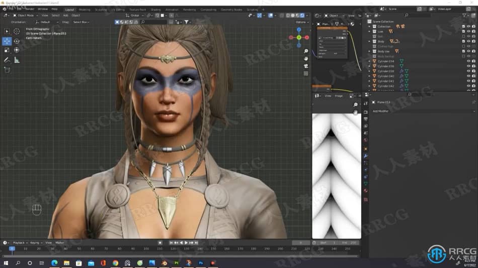 Blender游戏角色雕刻制作完整工作流程视频教程 3D 第19张