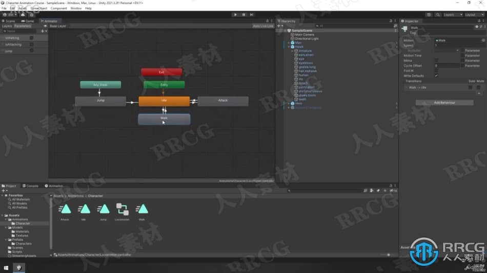 Blender中为Unity进行低多边形角色建模和动画制作视频课程 3D 第9张