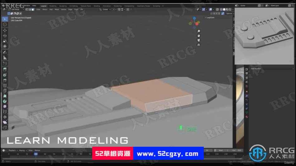 【中文字幕】Blender电影《沙丘》中扑翼机飞行器完整制作视频课 3D 第3张