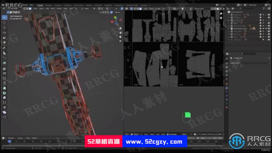 【中文字幕】Blender电影《沙丘》中扑翼机飞行器完整制作视频课 3D 第4张