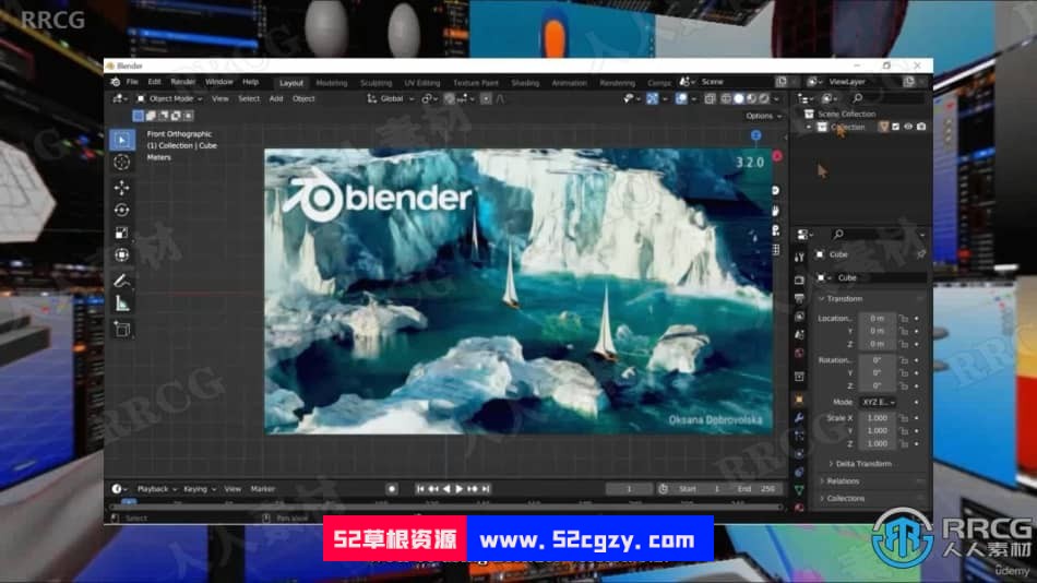 【中文字幕】Blender 3.2完全保姆式自学训练视频课程 3D 第3张