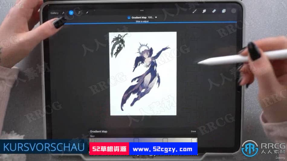 【中文字幕】人物角色设计数字绘画大师班视频课程 CG 第2张
