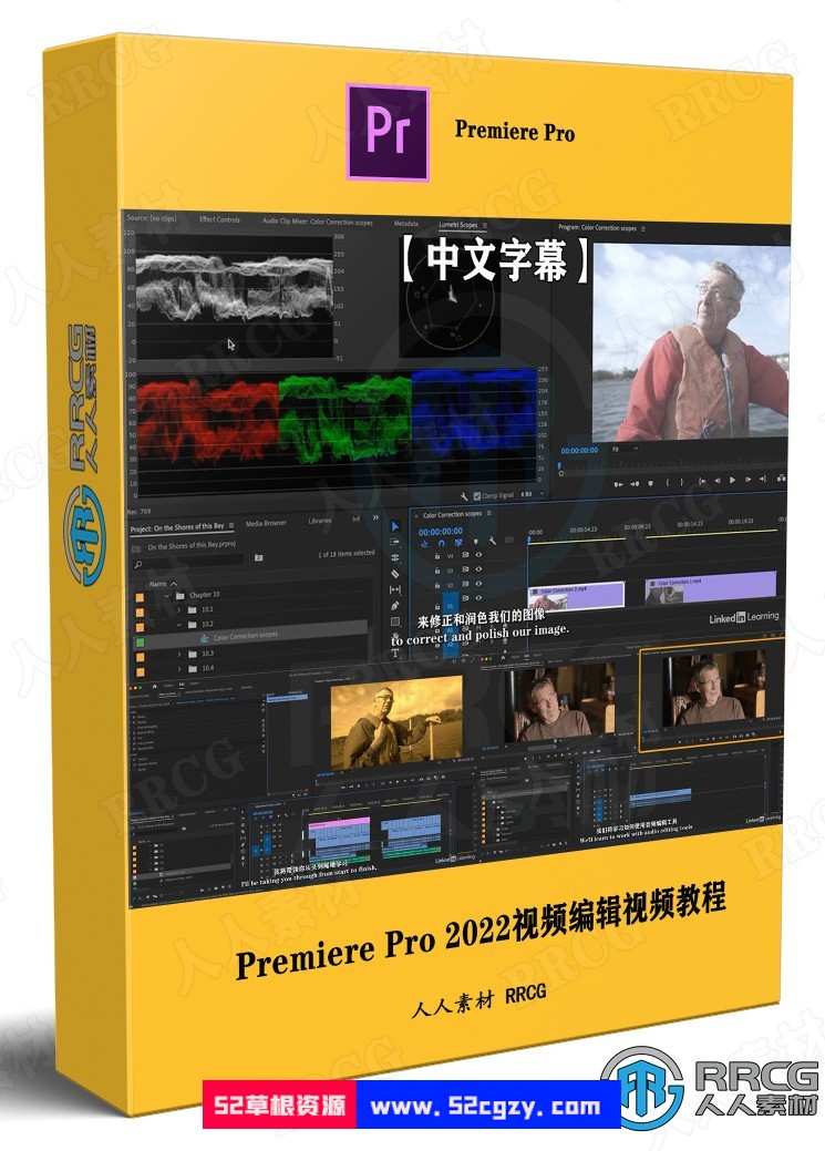 【中文字幕】Premiere Pro 2022视频编辑核心技术训练视频教程 PR 第1张