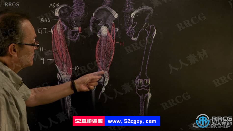 Rey Bustos人体解剖学艺术大师级视频课程三部曲合集 CG 第9张