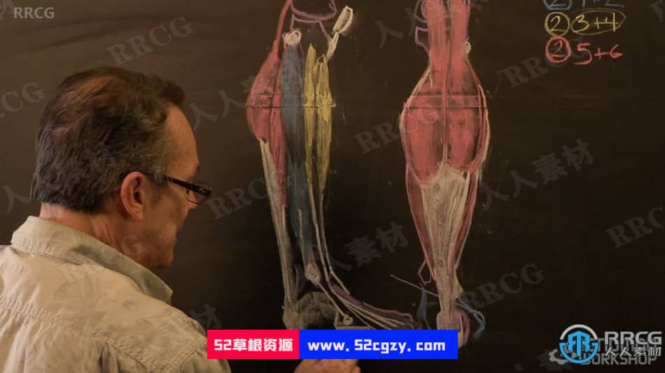 Rey Bustos人体解剖学艺术大师级视频课程三部曲合集 CG 第5张