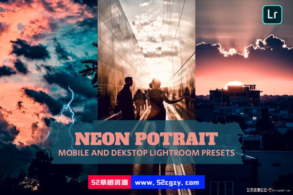 【Lightroom预设】INS博主旅行风光Neon Potrait Lightroom Presets LR预设 第1张