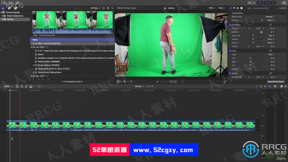 【中文字幕】Final Cut Pro X视频编辑初级到高级训练视频课 CG 第5张