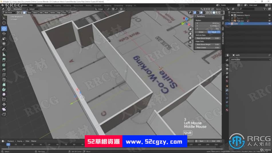 【中文字幕】Blender与SP建筑可视化场景完整制作视频教程 3D 第2张