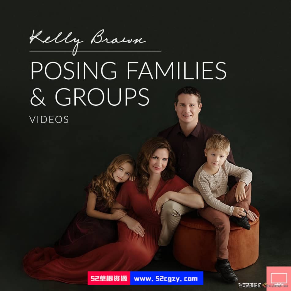 【中英字幕】Kelly Brown家庭人像团体照摆姿构图摄影布光教程 摄影 第1张
