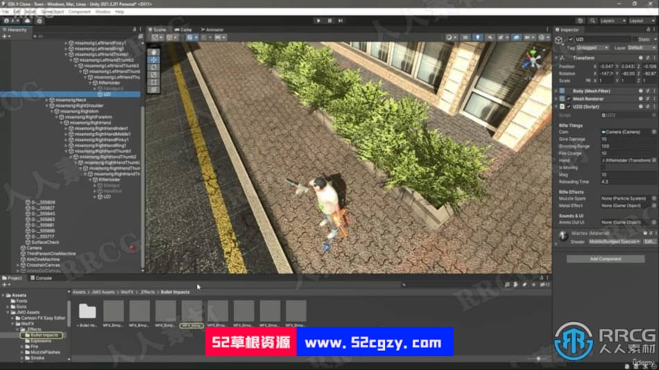 【中文字幕】Unity制作《GTA5》游戏完整流程视频教程 Unity 第11张