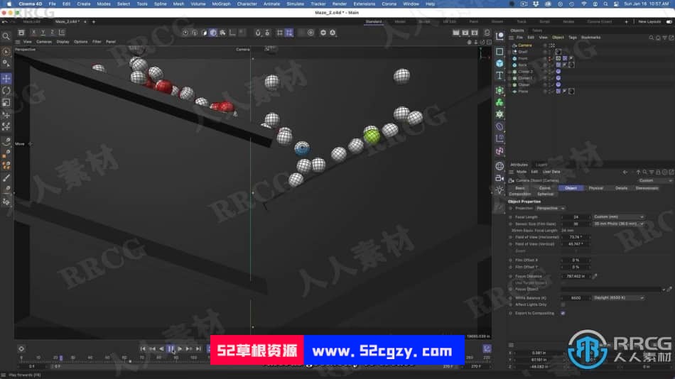 【中文字幕】C4D 3D模拟动画初学者入门训练视频课程 3D 第7张