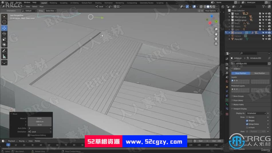 【中文字幕】Blender特斯拉卡车完整制作视频课程 3D 第6张