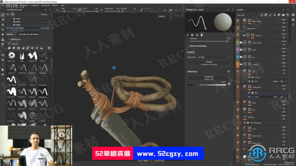 【中文字幕】Substance 3D Painter专业纹理贴图制作大师级视频课程 3D 第6张