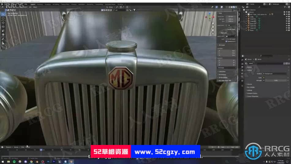 【中文字幕】Blender逼真汽车动画实例制作视频课程 3D 第8张