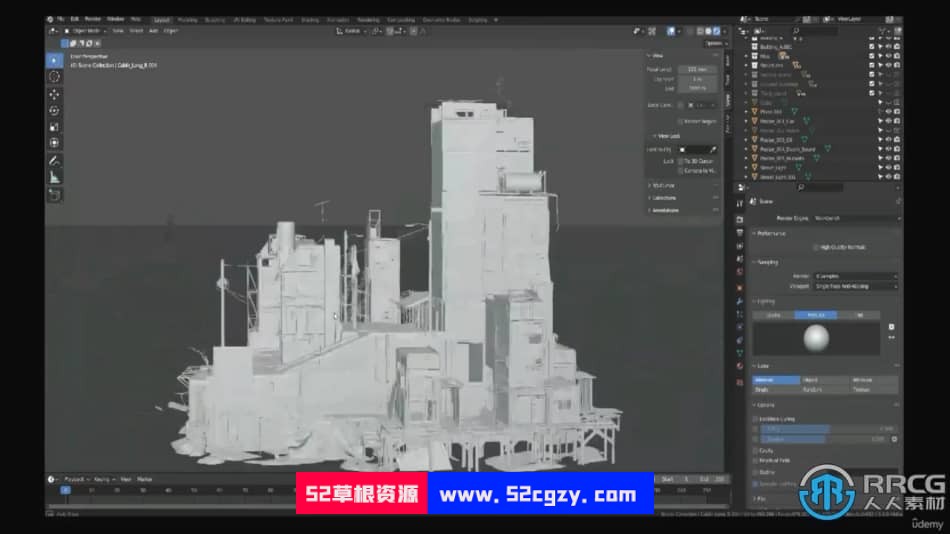 3DCoat城镇环境场景模块化设计训练视频教程 3D 第9张